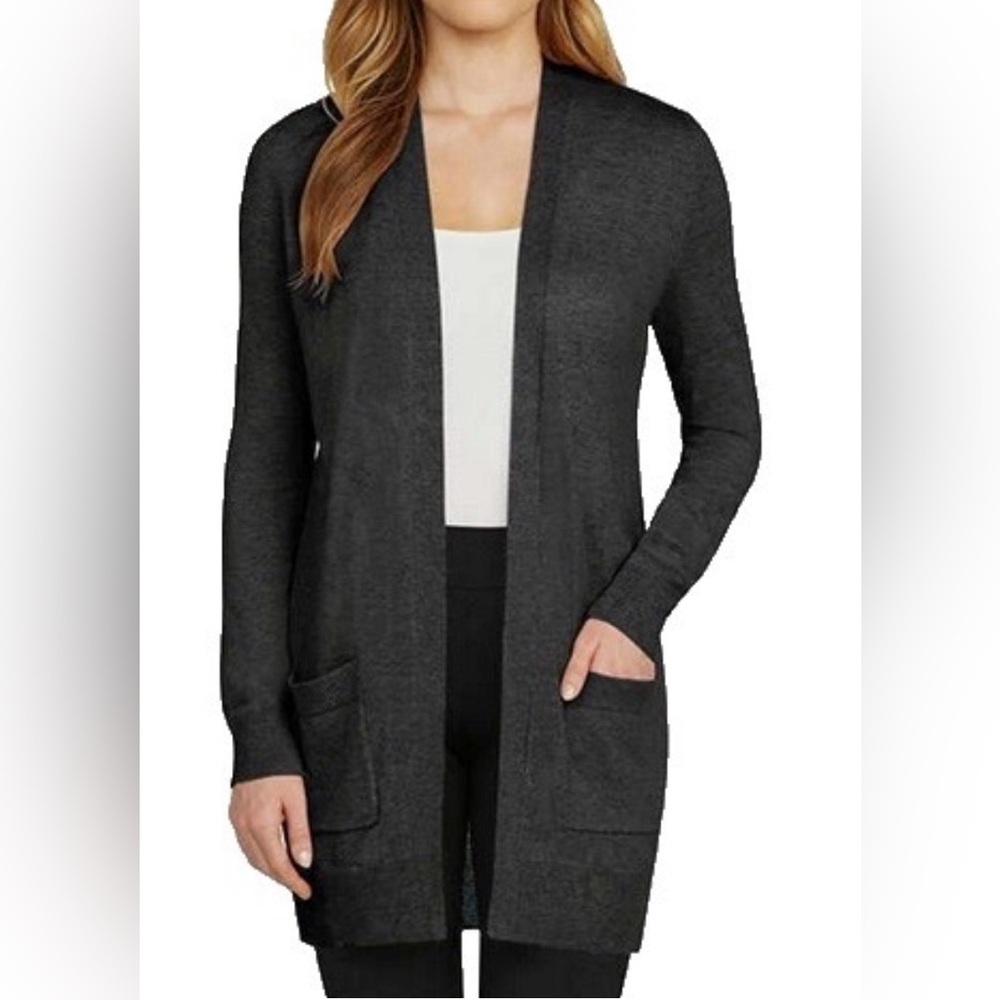 Clara Sun Woo dark grey open front cardigan, XS